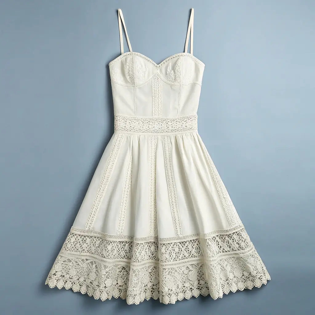 Lace Overlay Dress